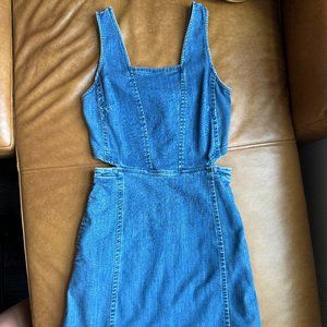 Madewell Jean Denim Cutout Dress Size 00